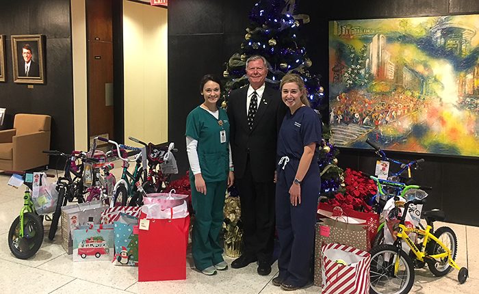 Hannah Knott, Dr. Henry Gremillion, Emily Guarisco